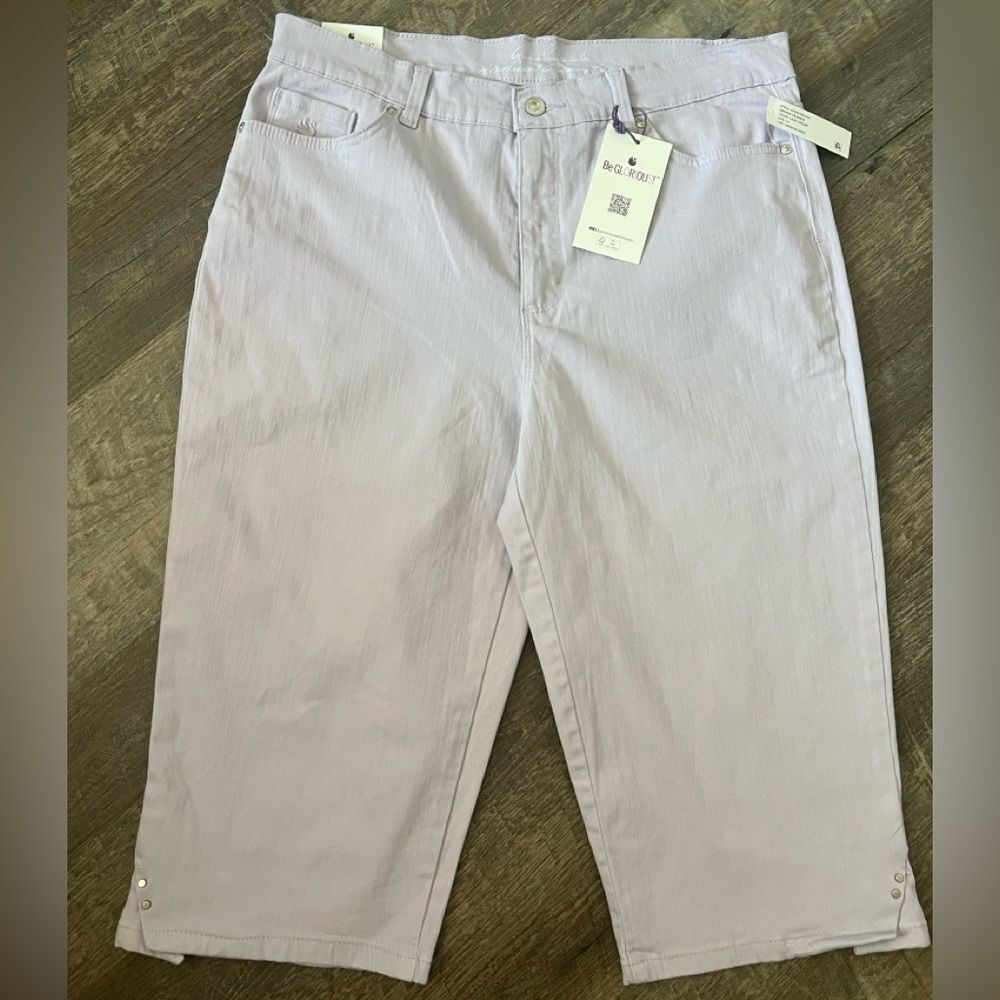 Gloria Vanderbilt‎ Amanda Skimmer Capri Pant- Size 14